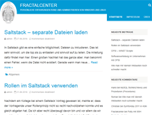 Tablet Screenshot of fractalcenter.de